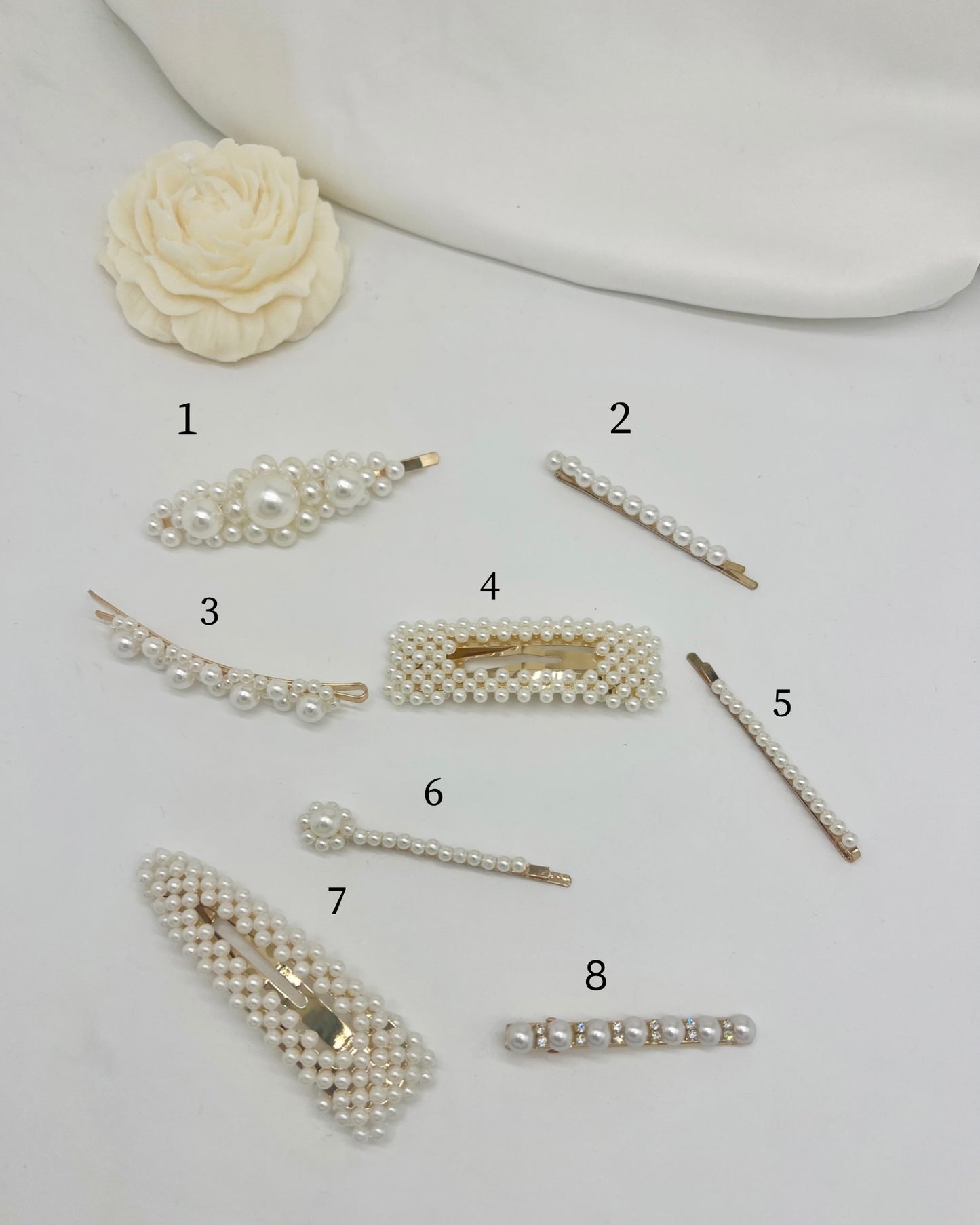 Pearl Hair Clips