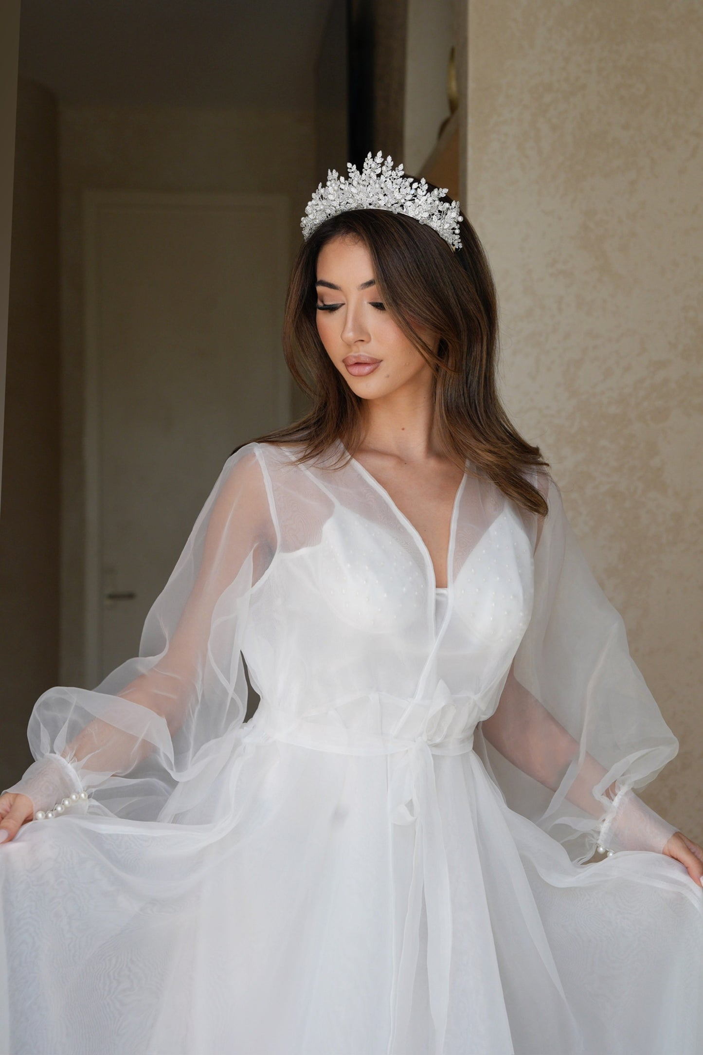 Sage Bridal Tiara