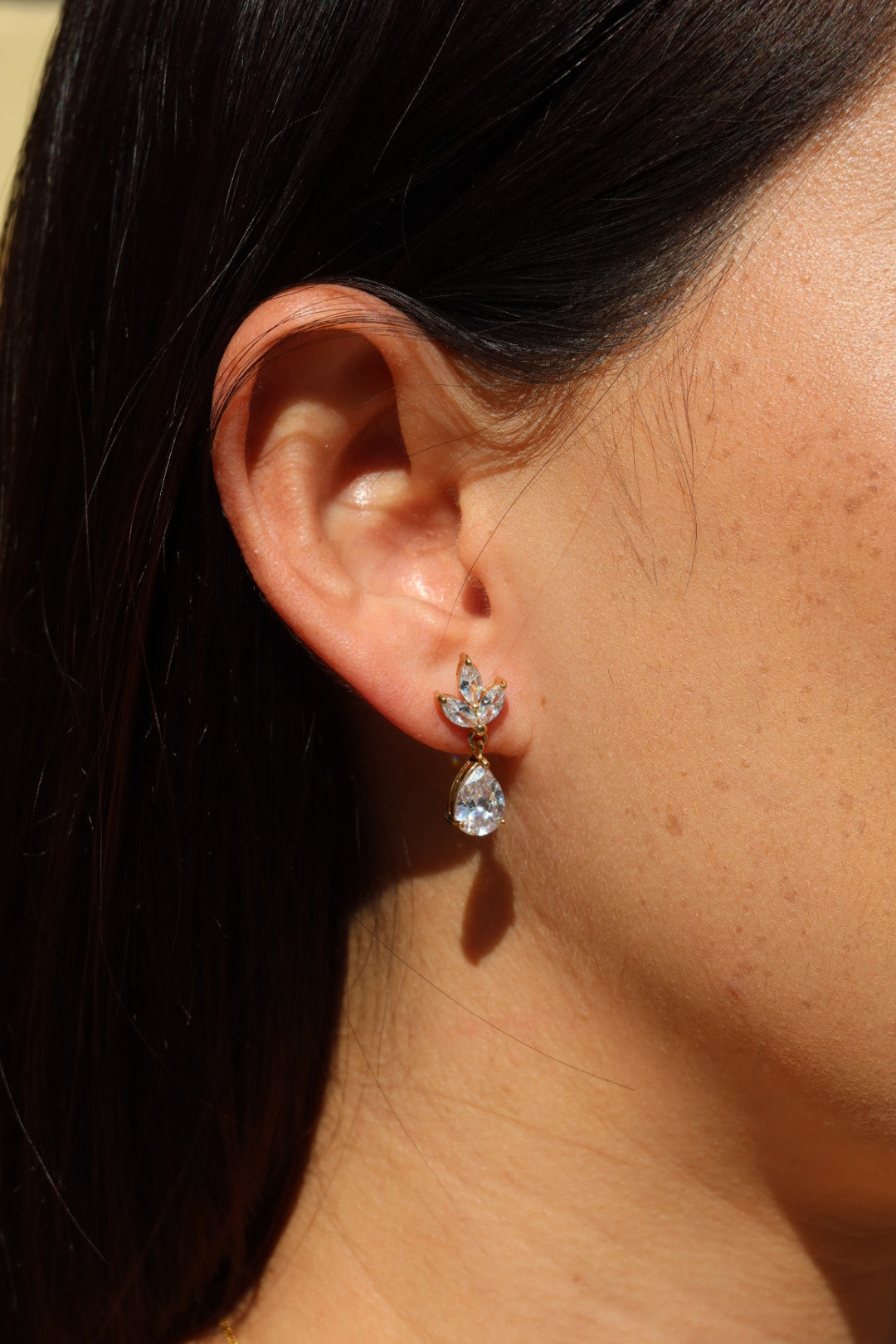 Jasmine Gold Plated Earrings