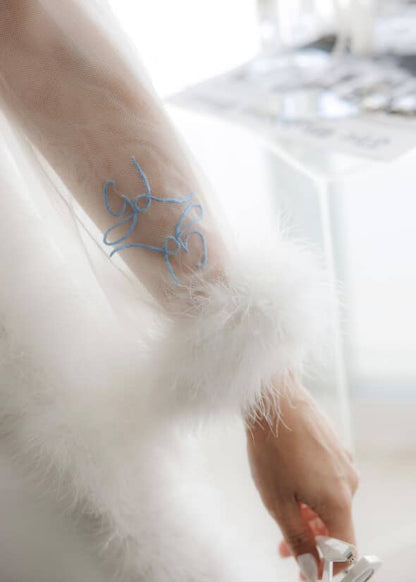 Rayhana Bridal Fur Tulle Robe