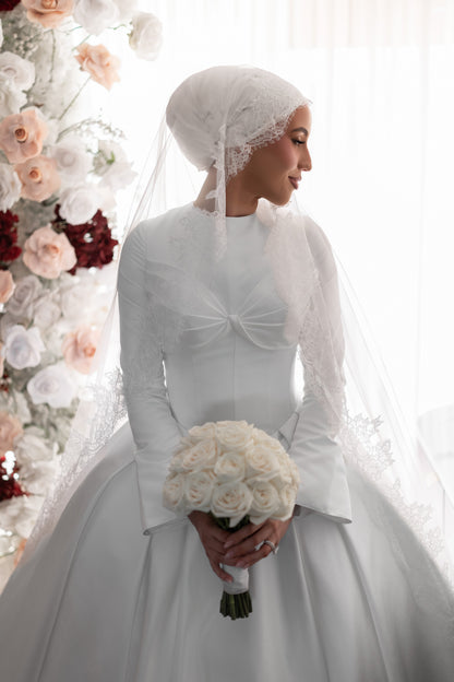 Lucia One Tier Mantilla Veil