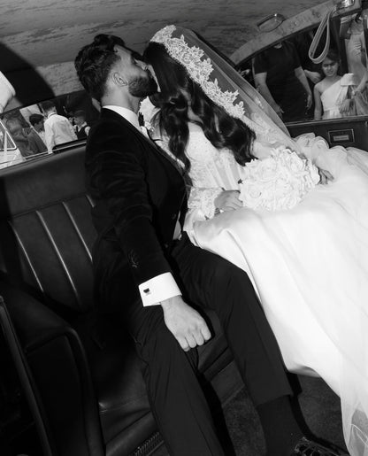 Lucia One Tier Mantilla Veil